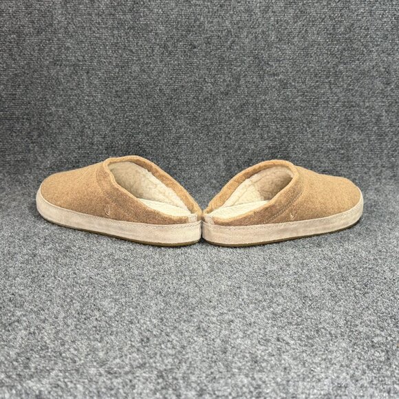 OluKai Hamani Hulu Mule slippers Men\'s Size 10 Oatmeal Wool Slip On House Shoes main image 4
